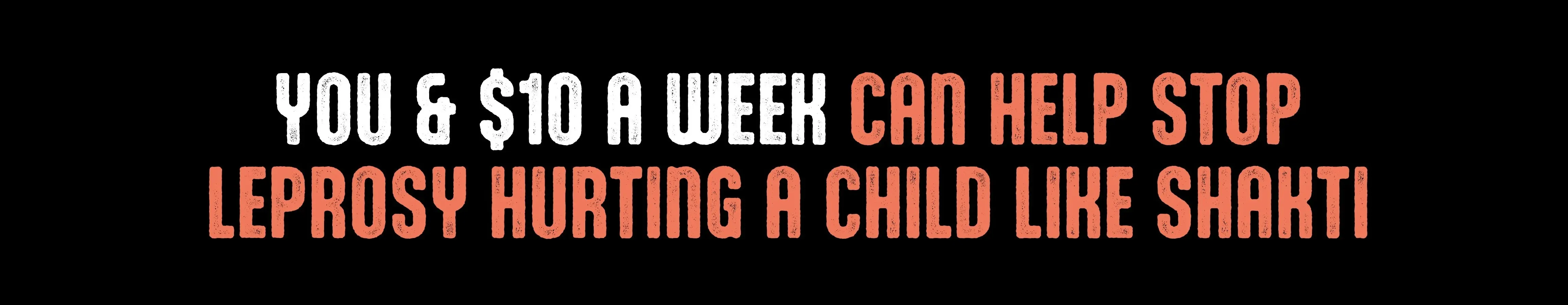 You can CURE ONE child like Shakti from leprosy now Leprosy Mission